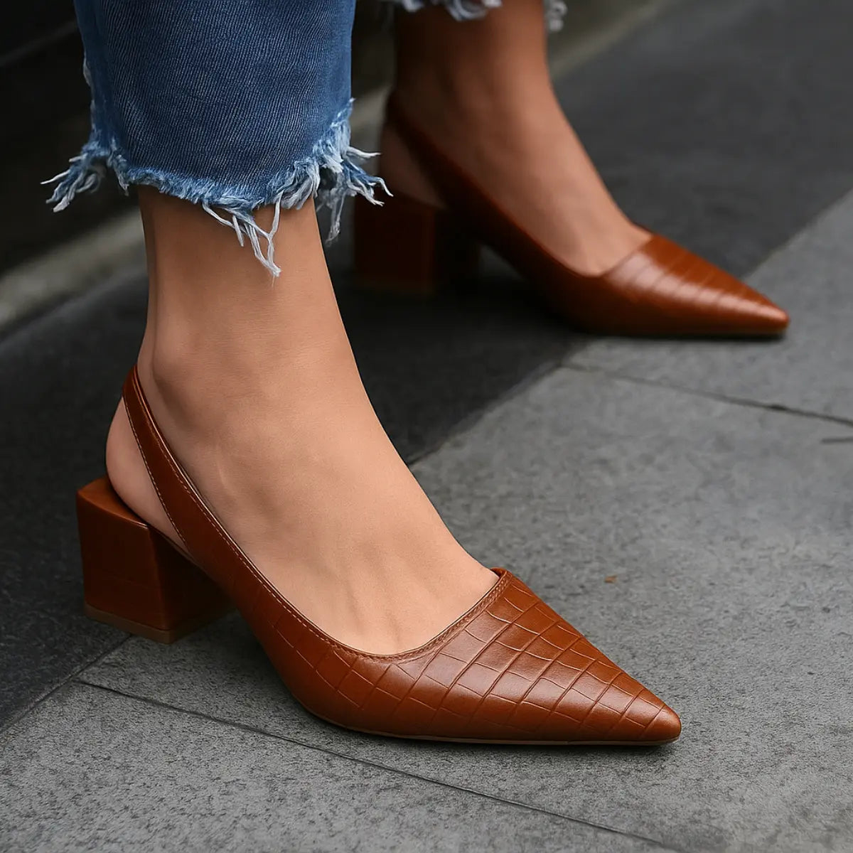 Cushioned Comfort Heels