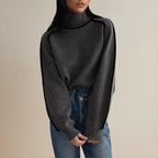 Colorblock Turtleneck Sweater