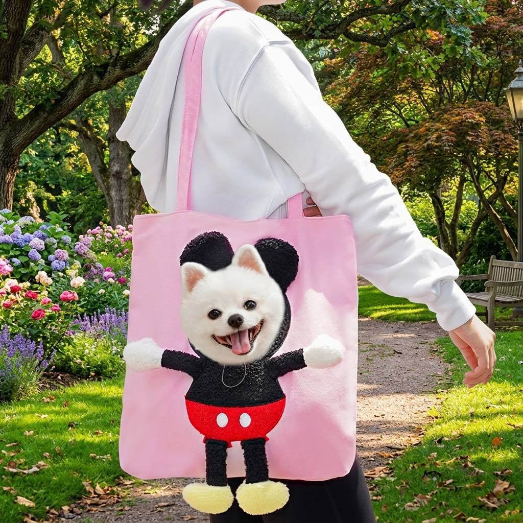 Head-Out Cat Carrier Tote for Walks & Vet Visits - Lightweight Canvas Pet Bag for Cats & Small Dogs