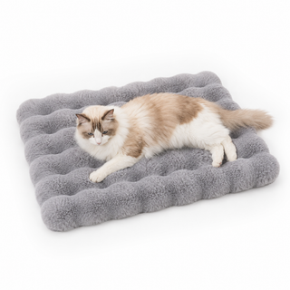 Ultra Soft Faux Fur Pet Mat for Cats & Dogs