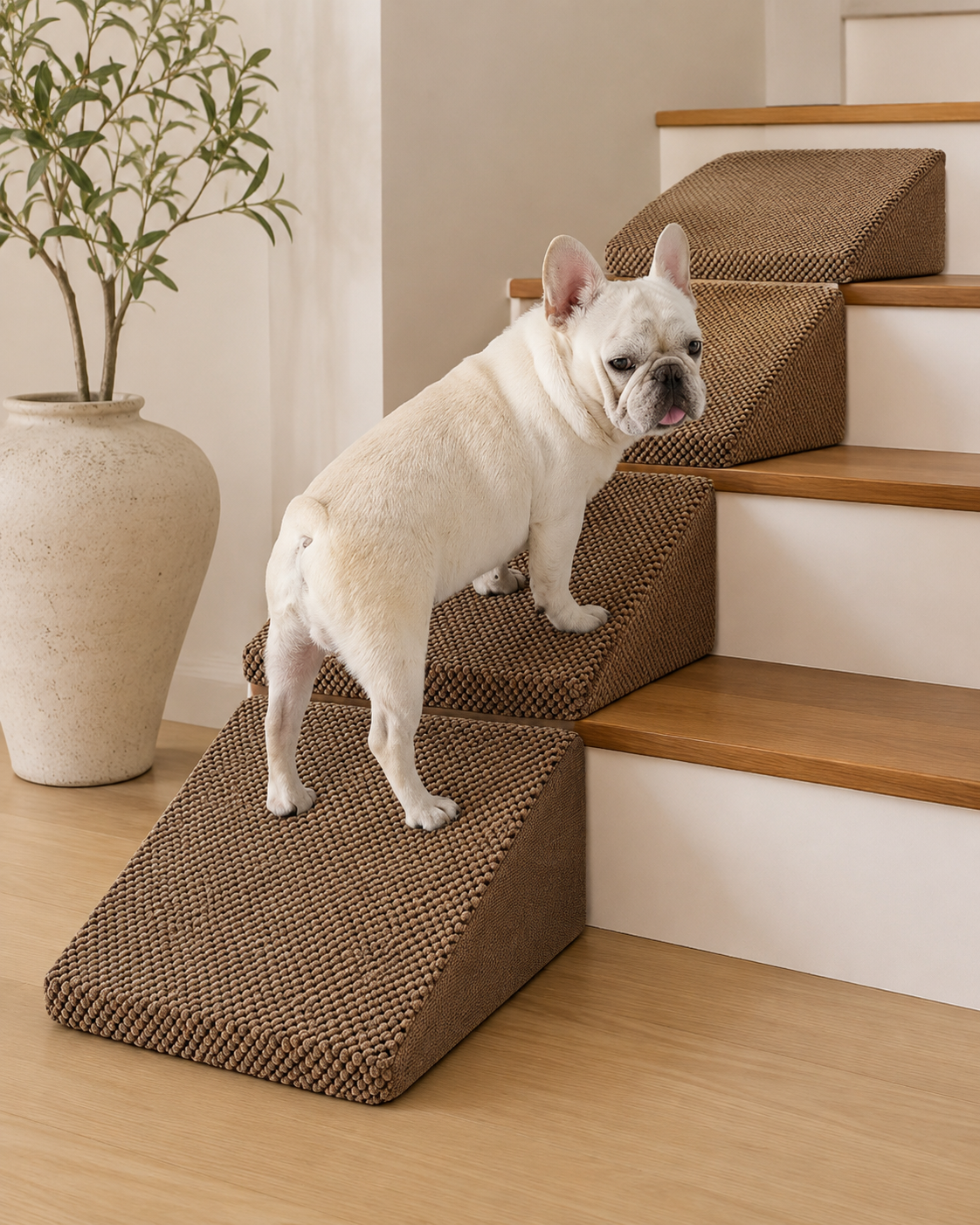 Comfort Paws | Dog Ramp for Bed with Non-Slip Design | Safe Climbing Aid for Small and Senior Pets