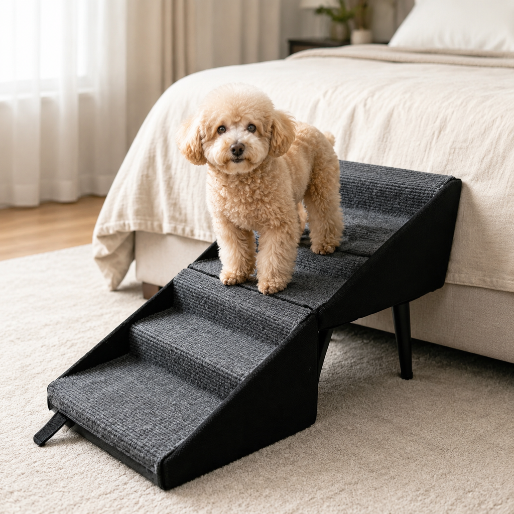 Convertible Pet Ramp & Step Stool for Dogs with Anti-Slip Design | Versatile Accessory for Safe Climbing