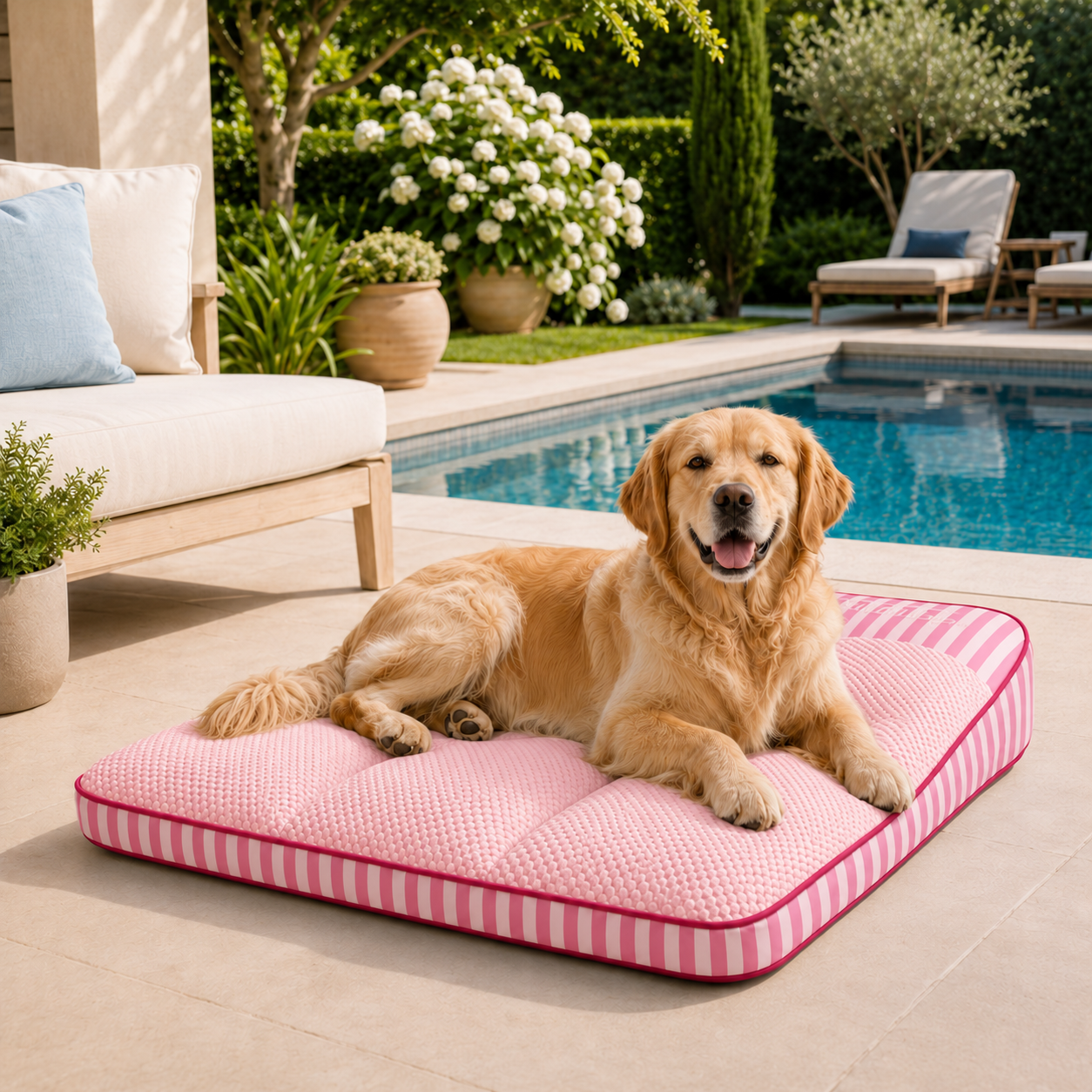 Cooling Orthopedic Dog Bed | Large Design with Joint Support & Breathable Fabric for Ultimate Comfort