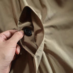 Men's Waterproof Trench Coat, Collared, Long Sleeves