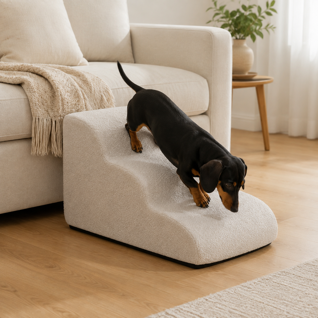 Comfort Steps | Dog Stairs for Bed with Non-Slip Design | Soft Foam for Easy Access