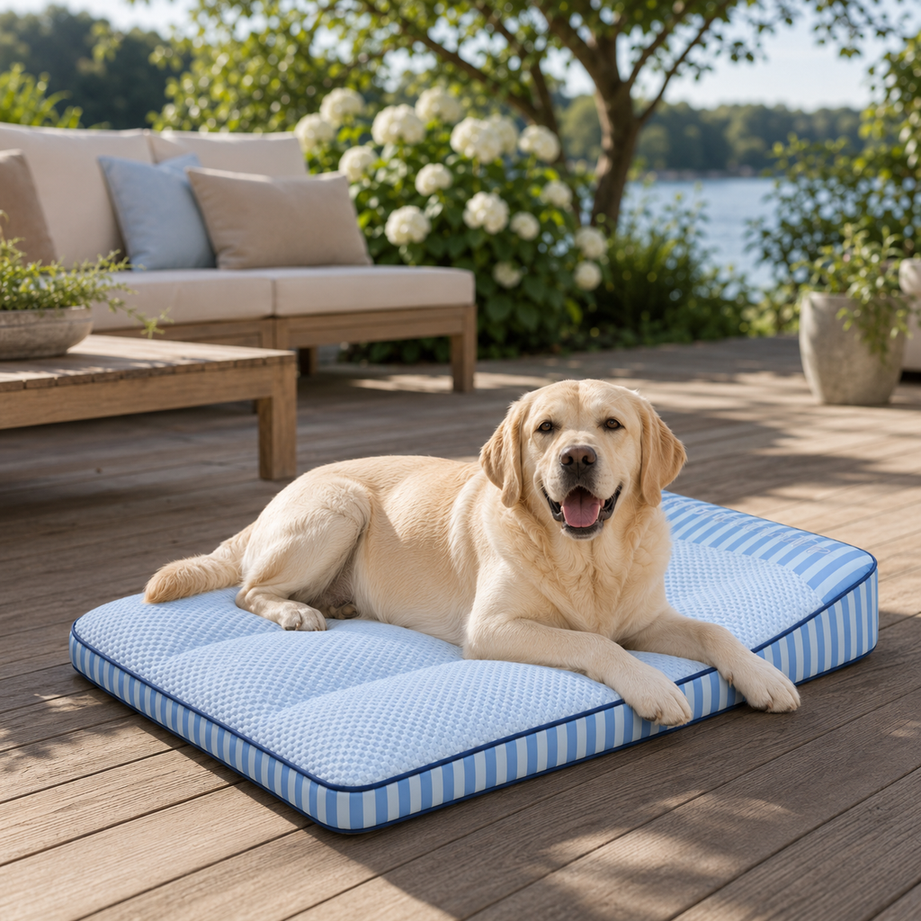 Cooling Orthopedic Dog Bed | Large Design with Joint Support & Breathable Fabric for Ultimate Comfort