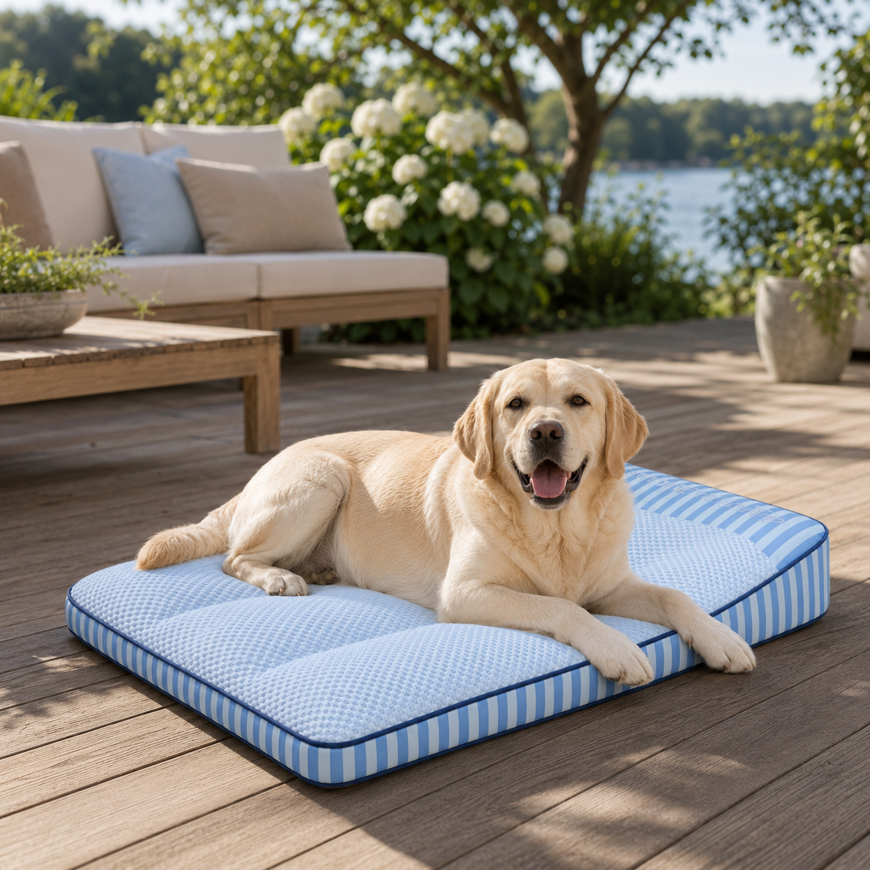 Cooling Orthopedic Dog Bed | Large Design with Joint Support & Breathable Fabric for Ultimate Comfort