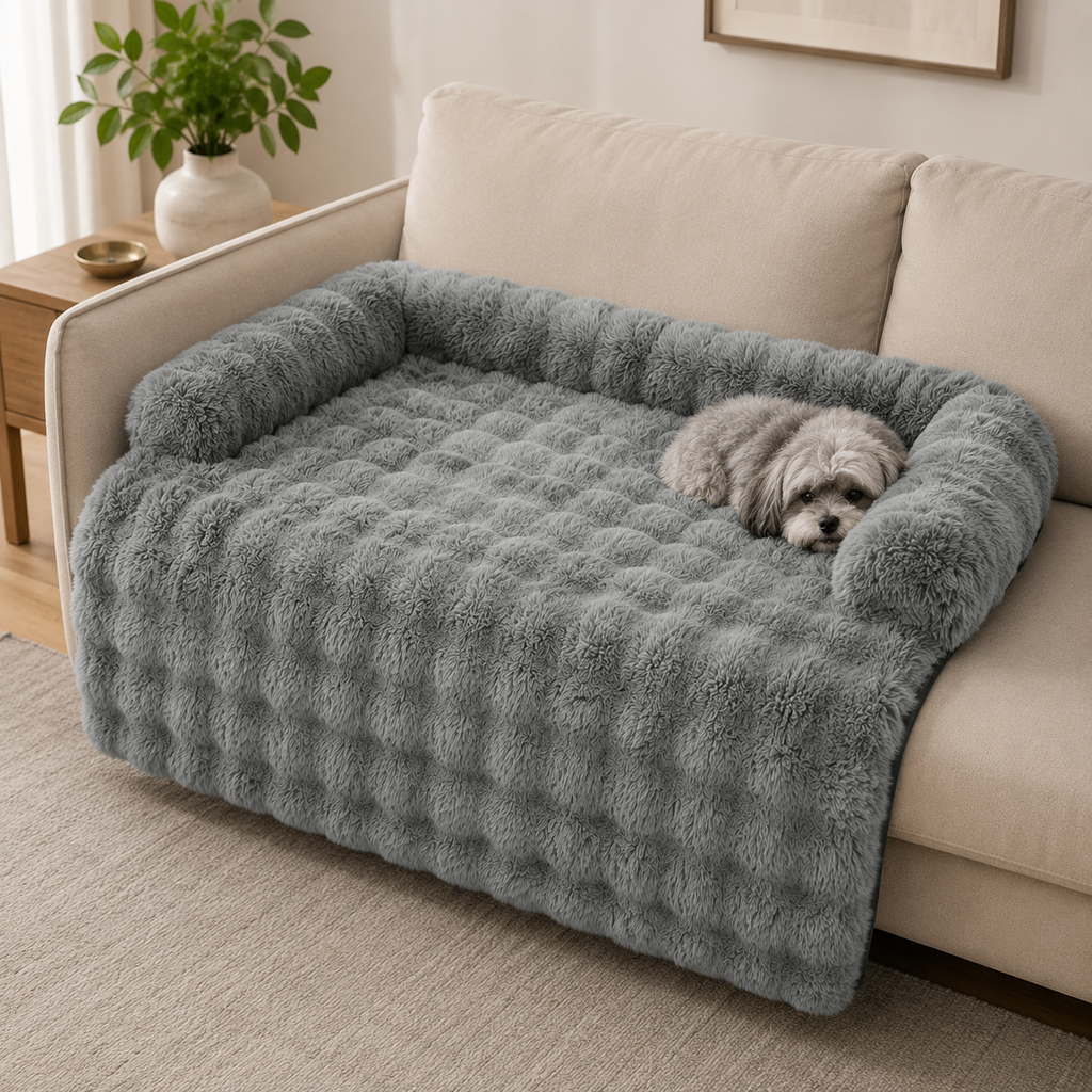 Plush Dog Bed with Ultimate Pet Comfort