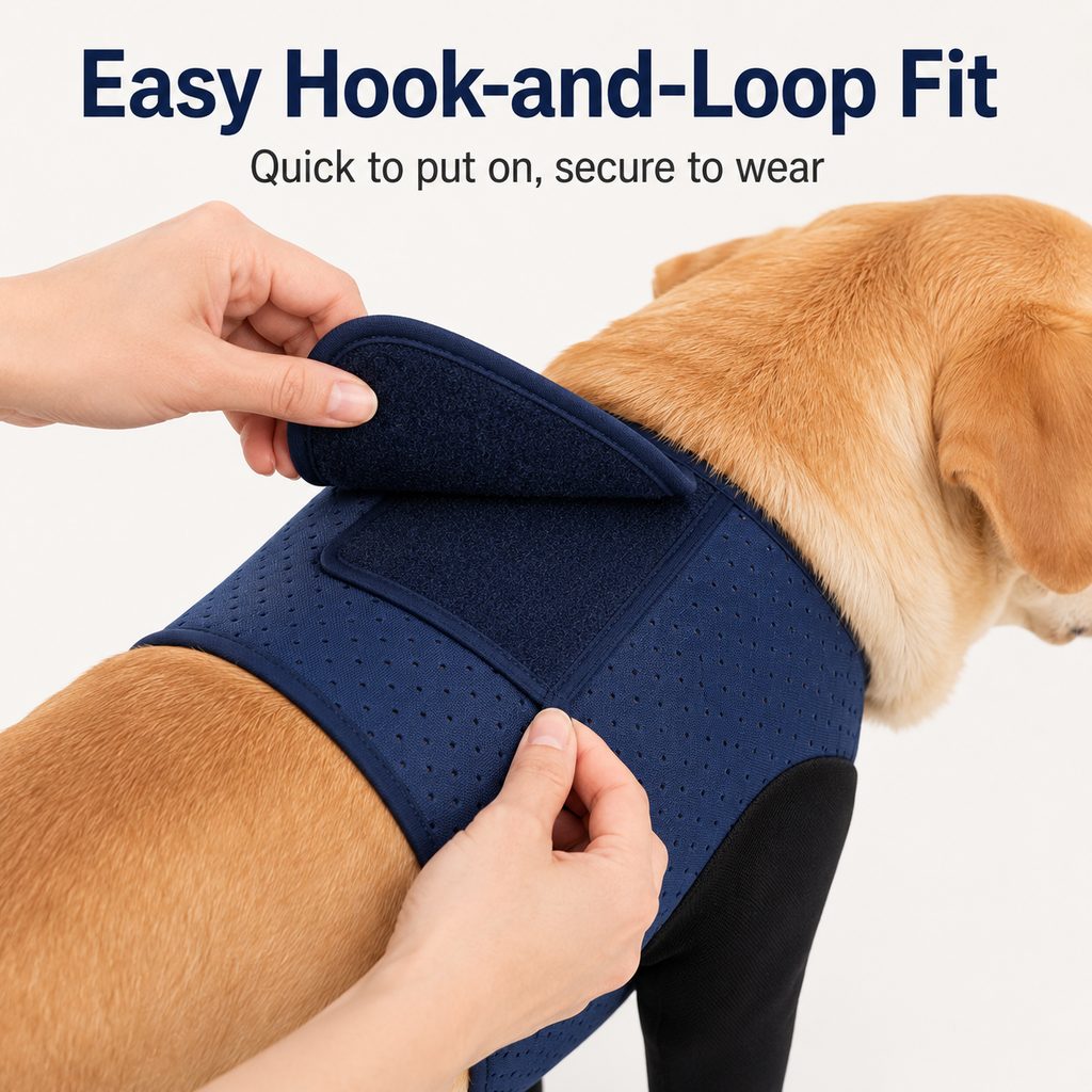 Dual Front Leg Recovery Sleeves for Dogs - Cone-Free Anti-Lick Protection for Post-Surgery, Scratching & Sensitive Front Legs