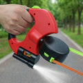Dual Dog Leash – 360° Tangle-Free Retractable with LED Light & Built-In Poop Bag Holder