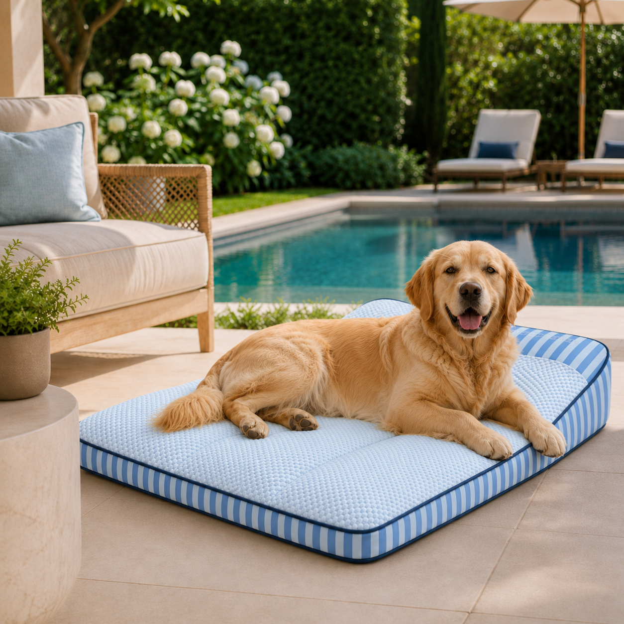 Cooling Orthopedic Dog Bed | Large Design with Joint Support & Breathable Fabric for Ultimate Comfort