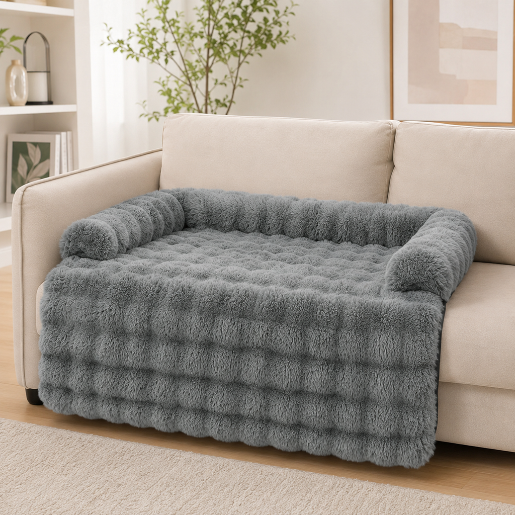 Plush Dog Bed with Ultimate Pet Comfort