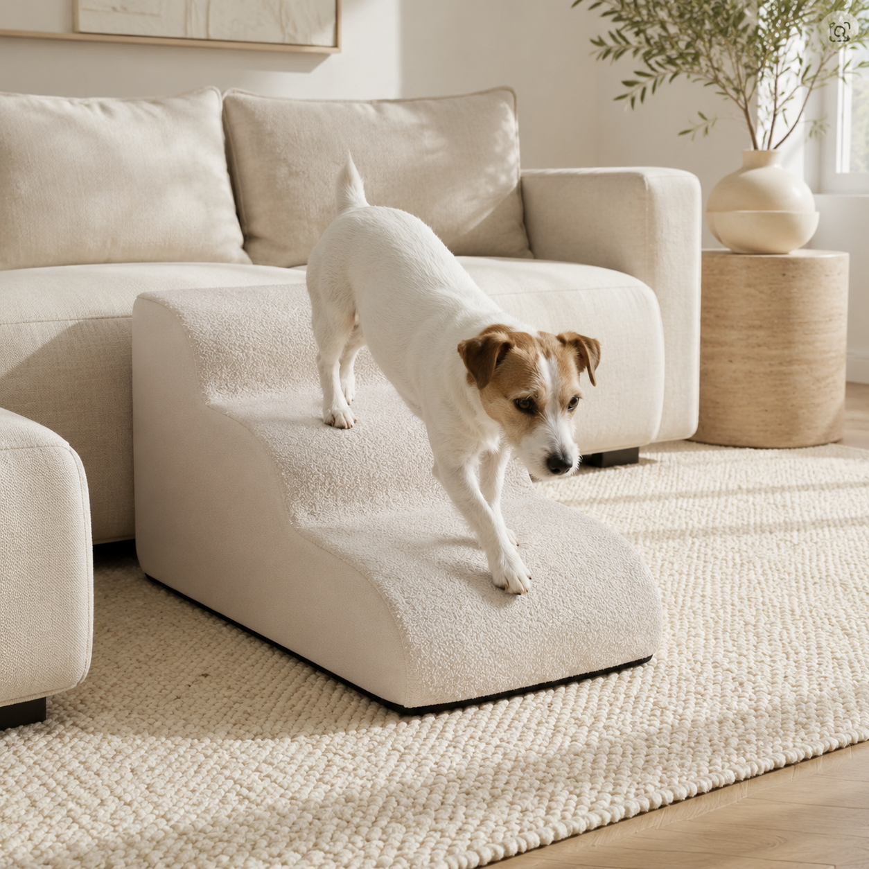 Comfort Steps | Dog Stairs for Bed with Non-Slip Design | Soft Foam for Easy Access