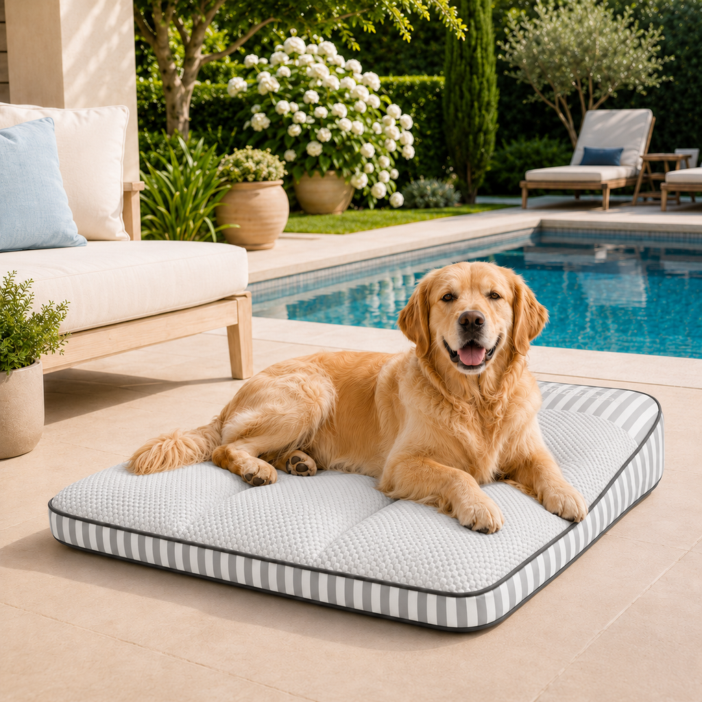 Cooling Orthopedic Dog Bed | Large Design with Joint Support & Breathable Fabric for Ultimate Comfort