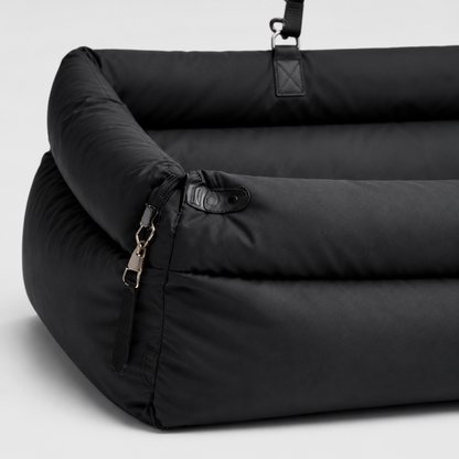 Waterproof Dog Car Seat Bed – Padded Travel Bed for Dogs