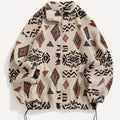Rosalind Geometric Fleece Zip Jacket - image 1