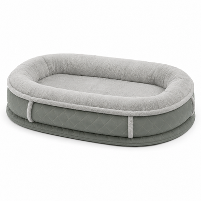 Orthopedic Dog Bed | Plush Faux Leather with Removable Cover | Cozy Retreat for Joint Support