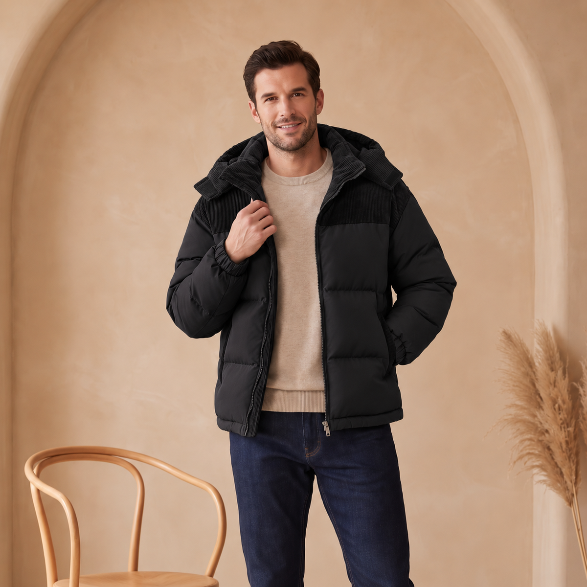 Garrison | Cozy Christmas Hooded Puffer Jacket