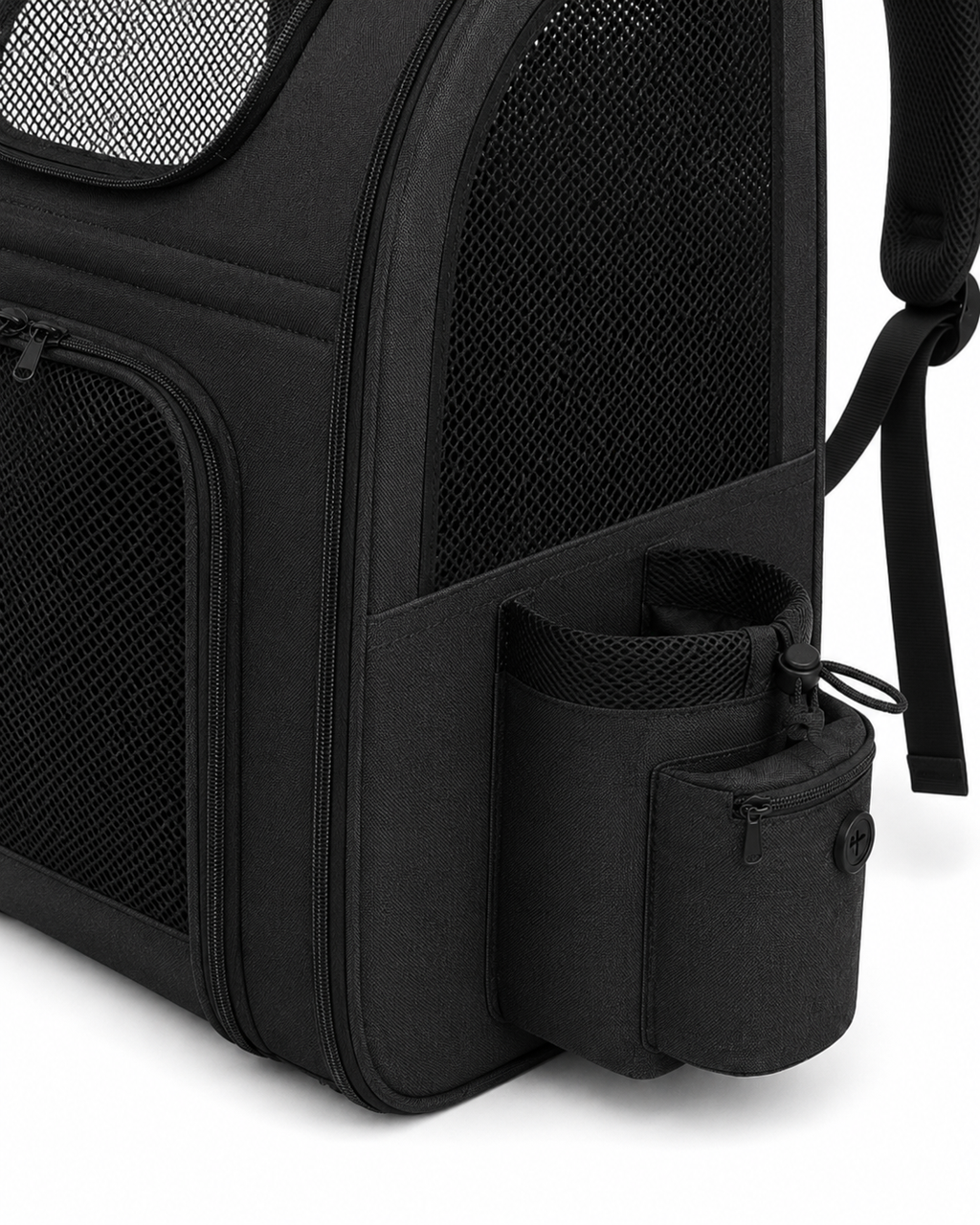 Travel Companion | Large Cat Carrier Bag with Expandable Design | Breathable Panels for Comfortable Travel