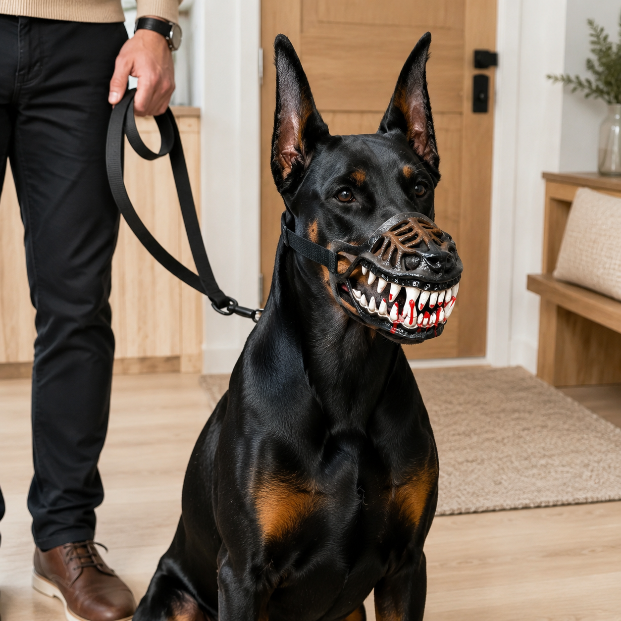 Pet Comfort | Dog Mouth Cover with Adjustable Fit & Breathable Design | Perfect for Medium and Large Dogs