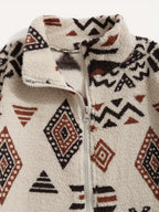Rosalind Geometric Fleece Zip Jacket - image 7