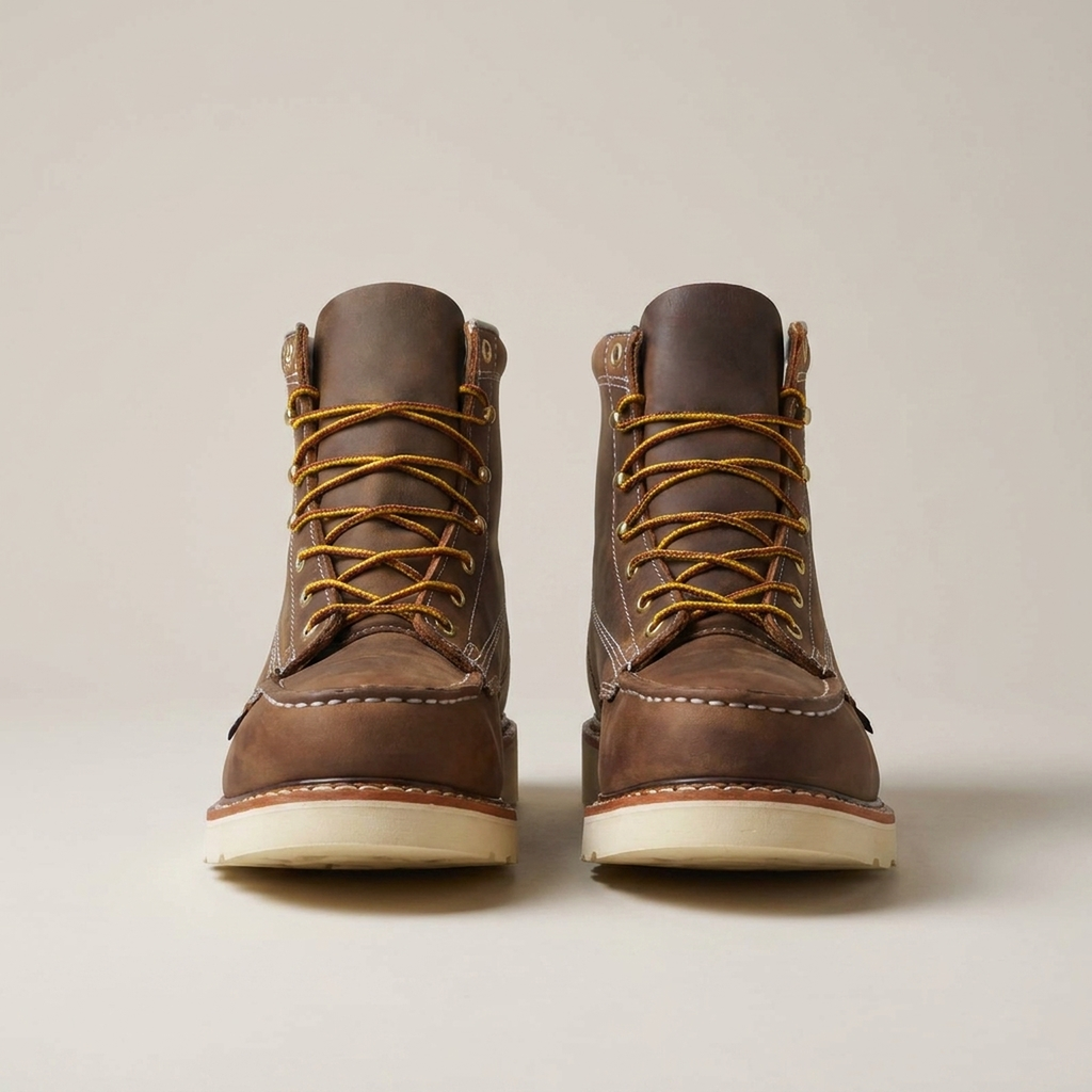 Wilbur Moc Toe Lace-Up Work Boots - image 4