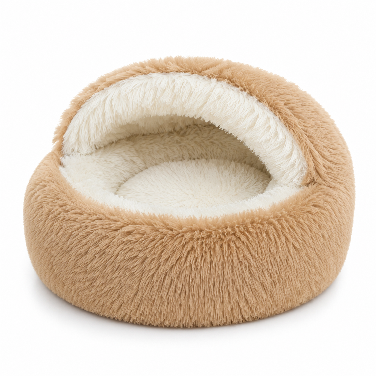 Plush Cat Cave Bed