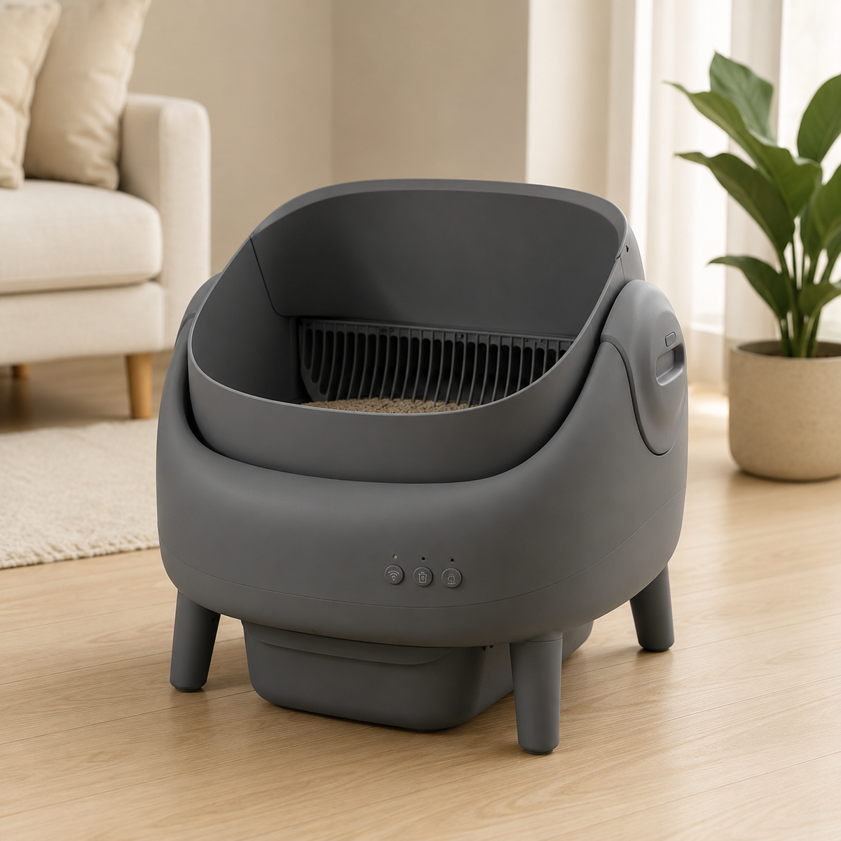 Smart Litter Box | Automatic Self-Cleaning app control