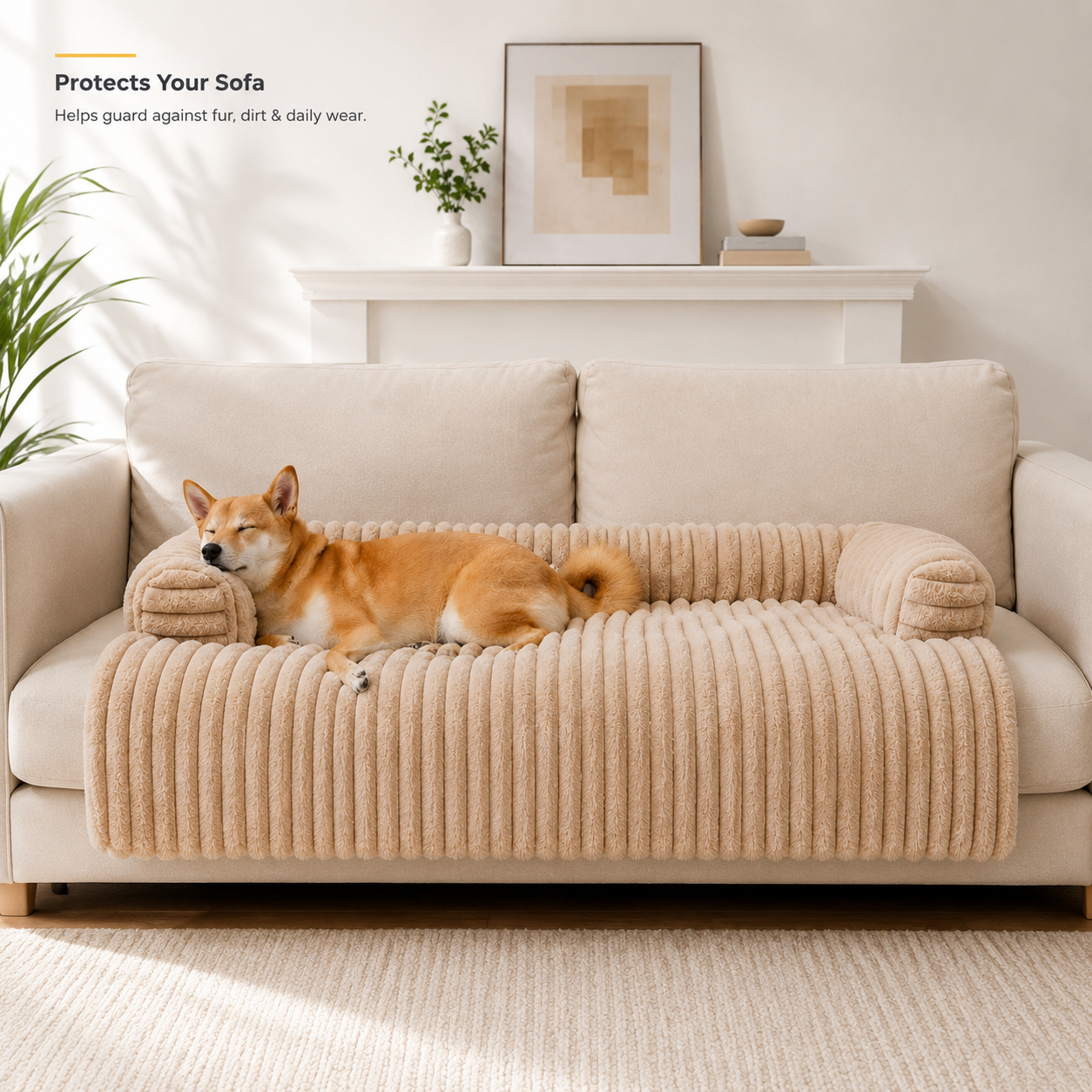 Fluffy Sofa Blanket Bolster Dog Mat Couch Cover