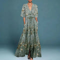 Floral Print Maxi Dress