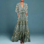 Floral Print Maxi Dress