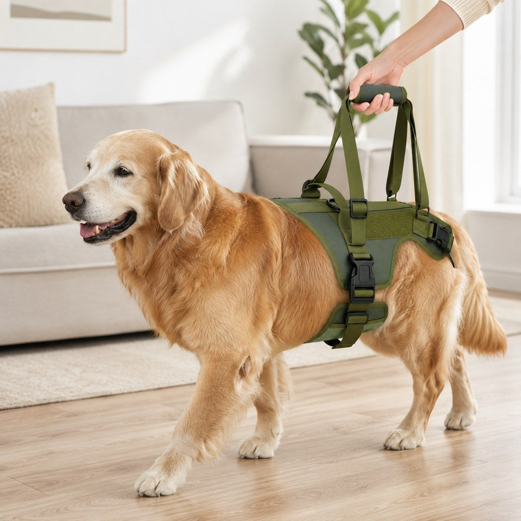 Full-Body Dog Lift Support Harness for Stairs, Cars & Limited Mobility