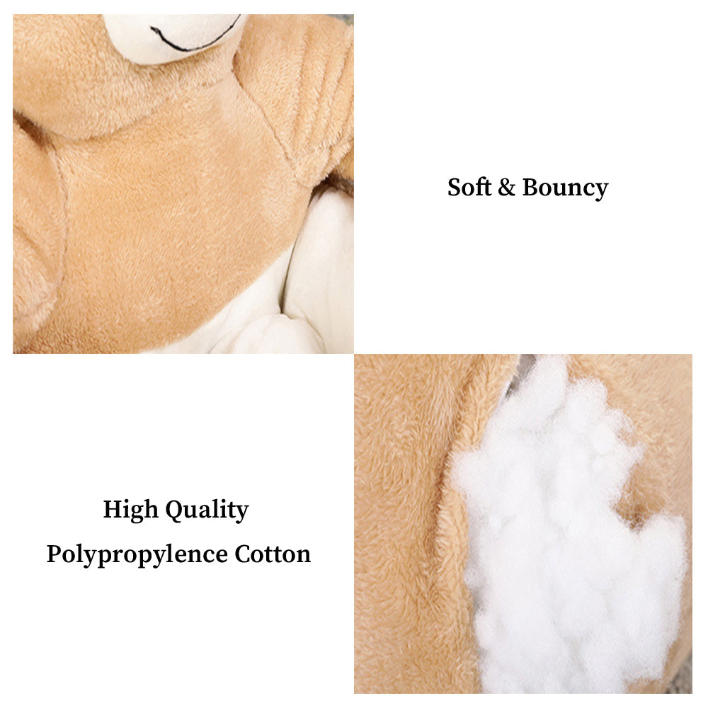 Cuddle Bear Cat Bed – Plush Round Bed with a Detachable Bear Companion - view 8