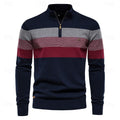 Ignatius Striped Quarter-Zip Sweater - image 1