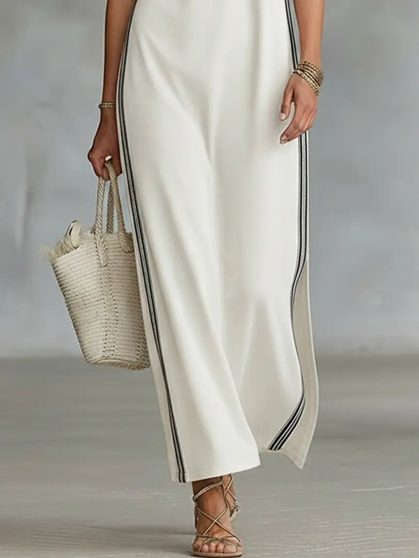 Henley Sleeveless Maxi Dress