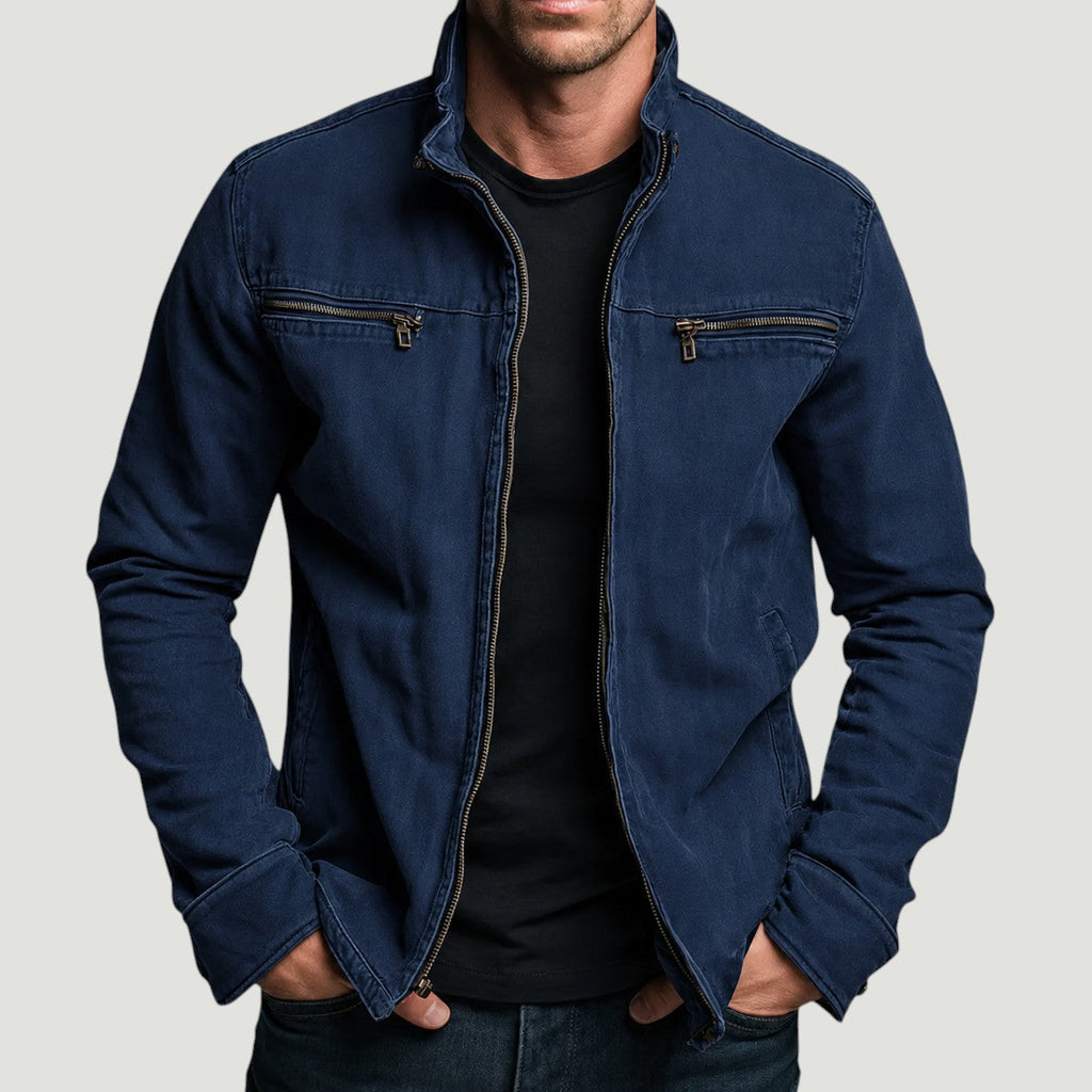 Emrys Canvas Zip Utility Jacket - image 5