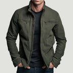 Emrys Canvas Zip Utility Jacket - image 4