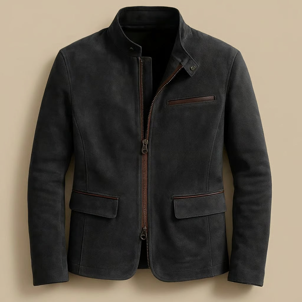 Thorne Suede-Look Zip Jacket - image 3