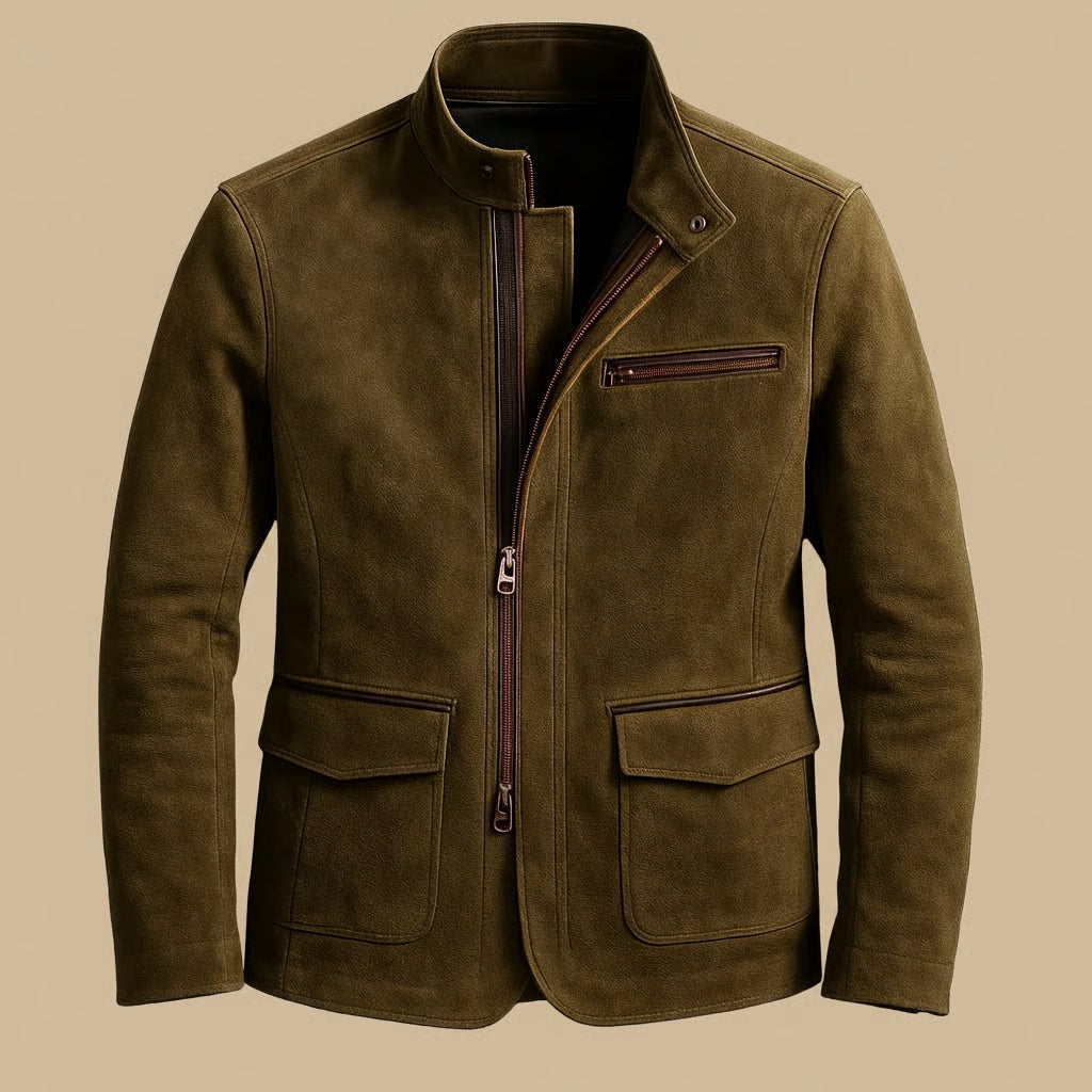 Thorne Suede-Look Zip Jacket - image 2