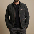 Thorne Suede-Look Zip Jacket - image 8