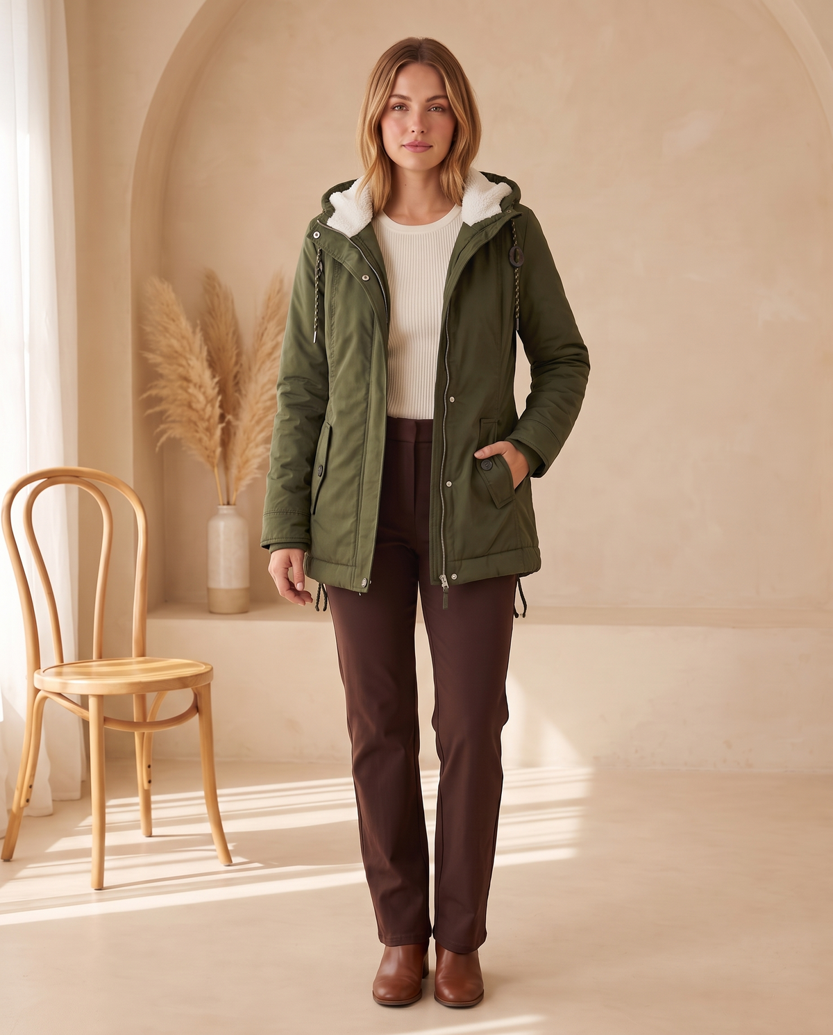 Velvet Vogue Rowena three-quarter view