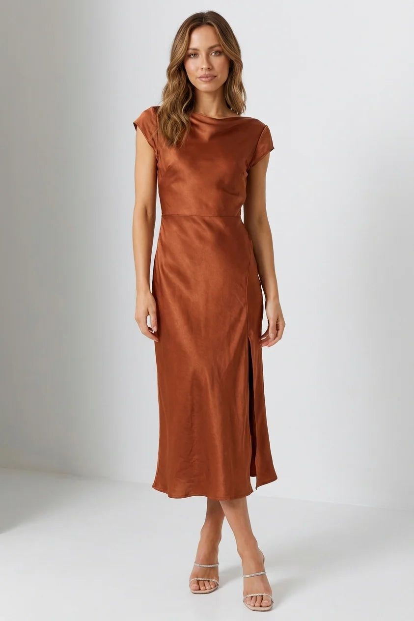 Mira Sante | Women’s Midi Slip Dress