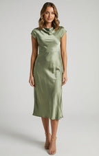 Mira Sante | Women’s Midi Slip Dress