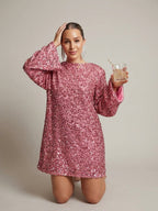 Naya Lund | Sequin Dress with Bow for Women