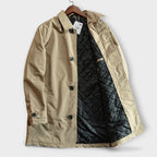 Men's Waterproof Trench Coat, Collared, Long Sleeves