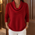 Cassia-Mae Draped Collar Sweater