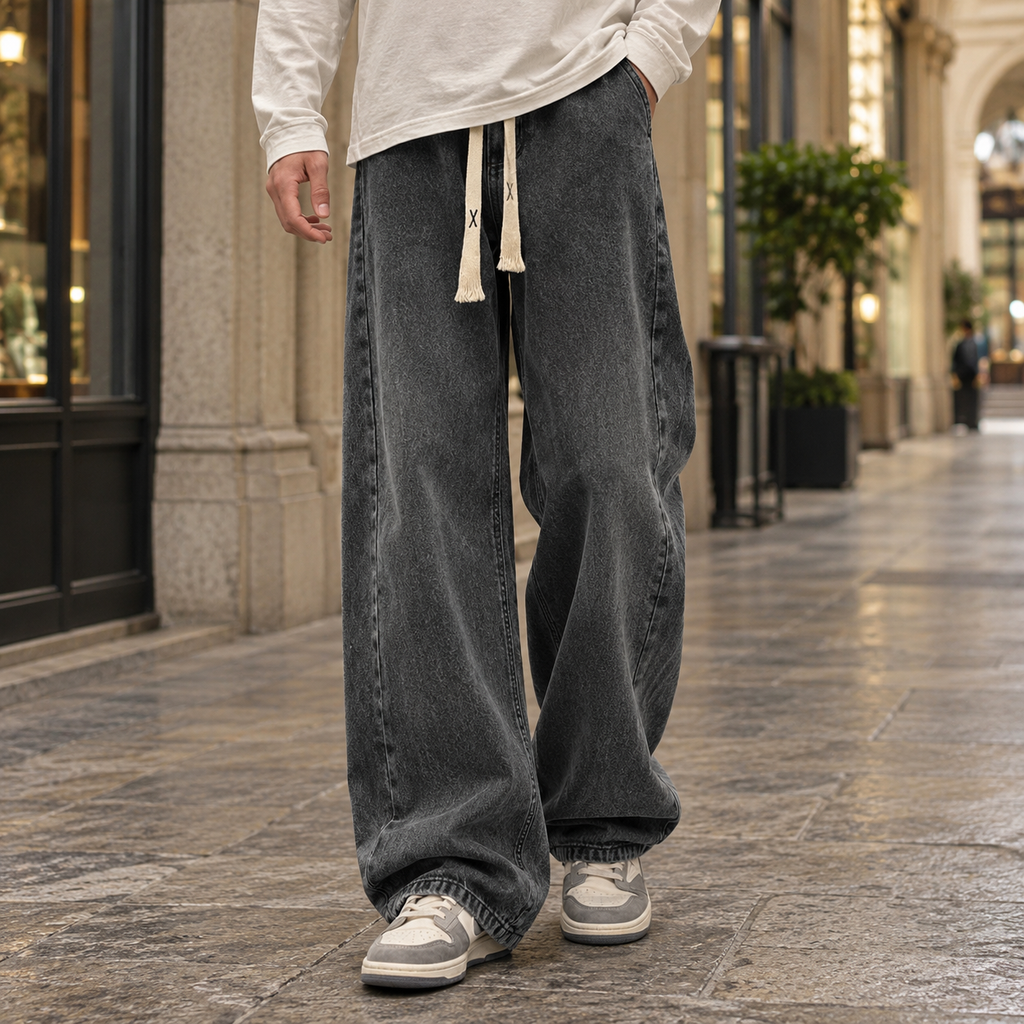 Marcus-Hayes Wide Leg Jeans