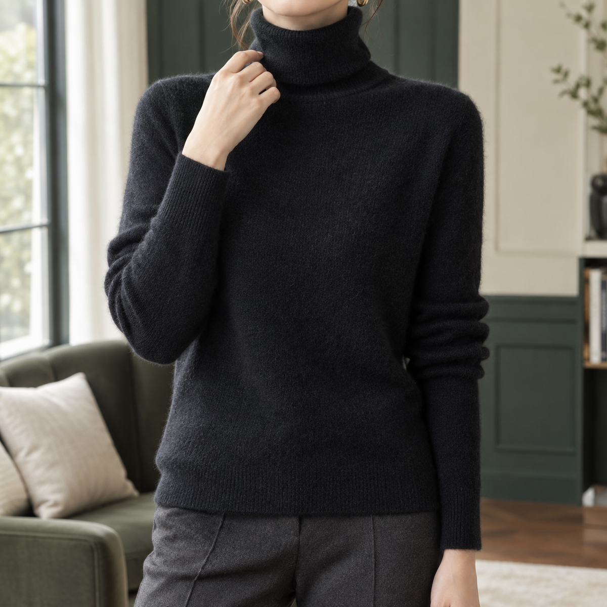 Alma-Lane Turtleneck Sweater
