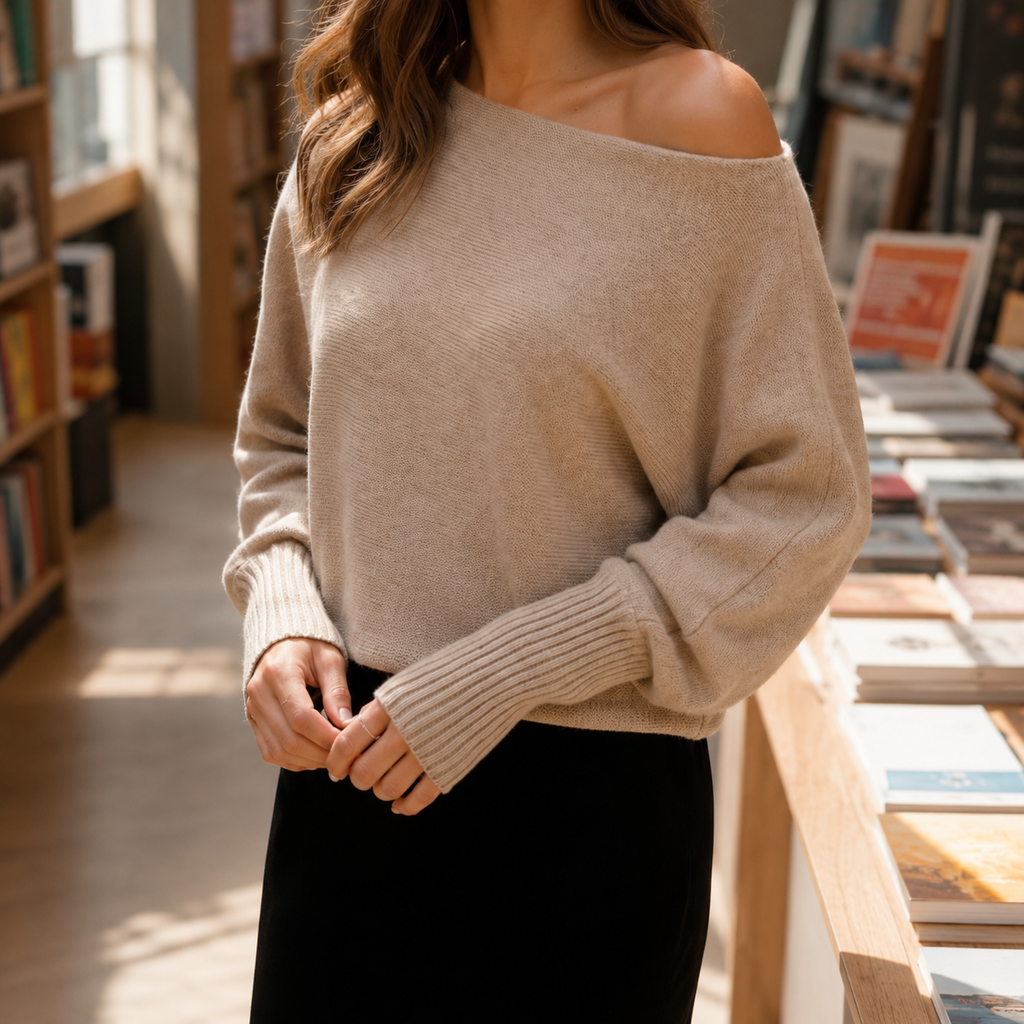Fleur Off Shoulder Sweater