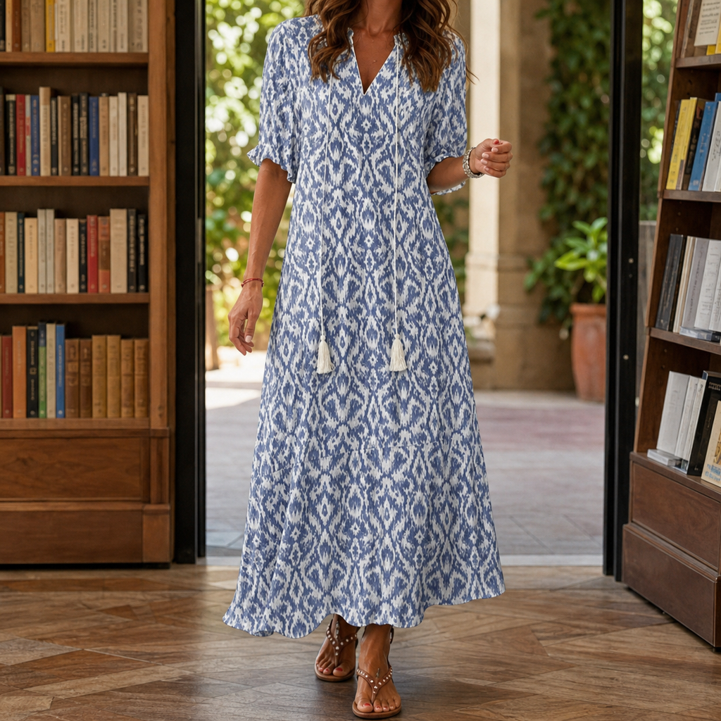 Darcy-Mae Printed Maxi Dress